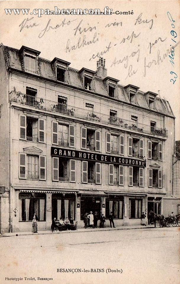 Excursion en Franche-Comté - BESANÇON-les-BAINS (Doubs)